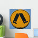 Pedestrian Crossing Sign Wall Decal