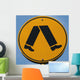Pedestrian Crossing Sign Wall Decal