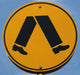 Pedestrian Crossing Sign Wall Decal
