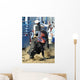 Bull Cowboy Rider Wall Decal