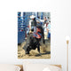 Bull Cowboy Rider Wall Decal