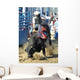 Bull Cowboy Rider Wall Decal