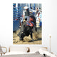Bull Cowboy Rider Wall Decal