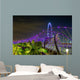 Nighttime DNA Bridge Singapore Wall Decal