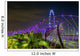 Nighttime DNA Bridge Singapore Wall Decal