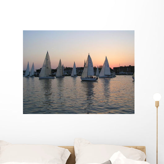 Segelbootrennen Annapolis Wall Decal