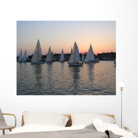 Segelbootrennen Annapolis Wall Decal