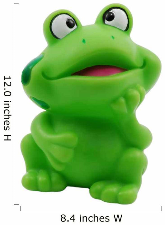 Small Green Toy Frog Wall Decal