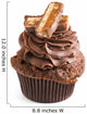 Chocolate Cupcake Wall Decal Design 1