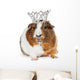 Cute Guinea Pig Wearing Wall Decal