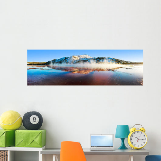 Steam Rising from Grand Wall Decal Panoramic Wall Decal