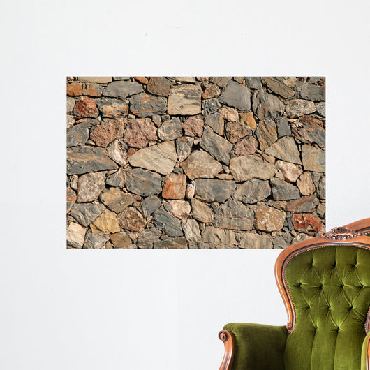 Stone Wall Wall Decal
