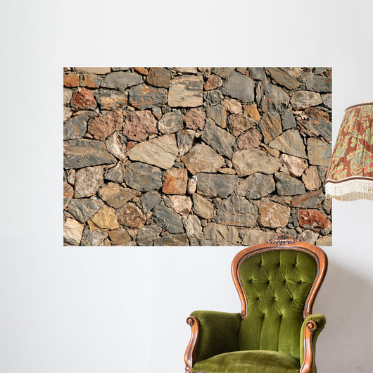 Stone Wall Wall Decal