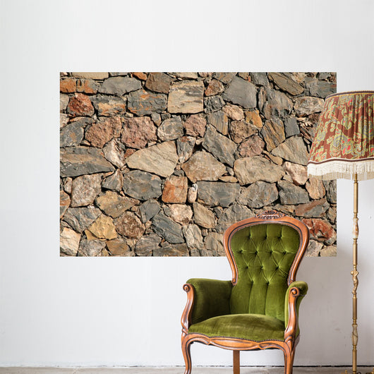 Stone Wall Wall Decal