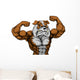 Bulldog Mascot Wall Decal