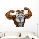Bulldog Mascot Wall Decal