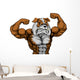 Bulldog Mascot Wall Decal