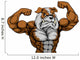 Bulldog Mascot Wall Decal