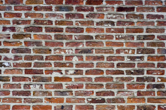 Rough Red Bricks and Wall Decal