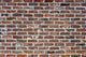 Rough Red Bricks and Wall Decal