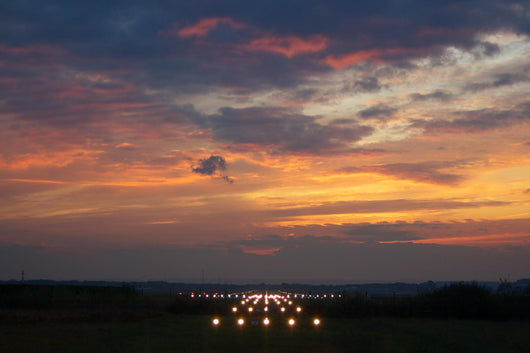Airport Runway Lights Wall Decal