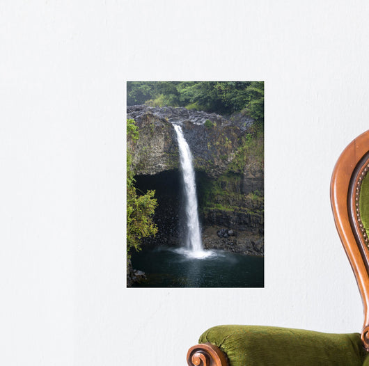 Rainbow Falls Hawaii Wall Decal