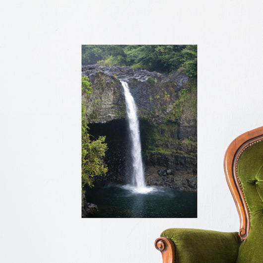 Rainbow Falls Hawaii Wall Decal
