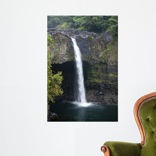 Rainbow Falls Hawaii Wall Decal
