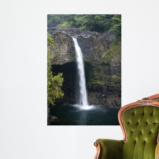 Rainbow Falls Hawaii Wall Decal