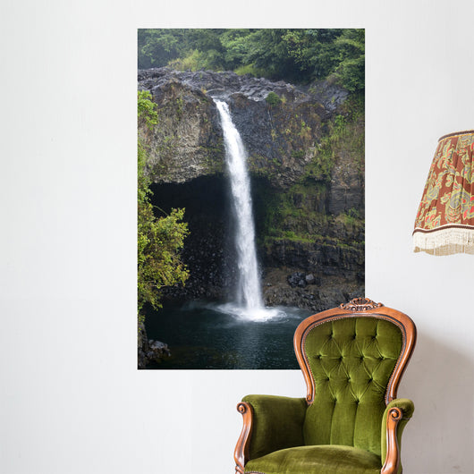 Rainbow Falls Hawaii Wall Decal