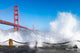 Dramatic Golden Gate Bridge Wall Decal