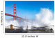 Dramatic Golden Gate Bridge Wall Decal