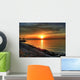 Sunset Lake Constance Wall Decal