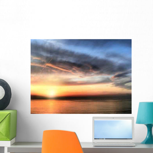Sunset Caribbean Wall Decal