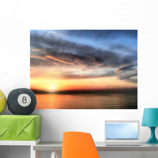 Sunset Caribbean Wall Decal