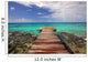 Tahiti Beach Pier Wall Decal