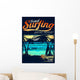 Tropical Surfing Hawaiian Surf Wall Decal