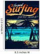 Tropical Surfing Hawaiian Surf Wall Decal