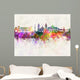 Watercolor Mexico City Wall Decal