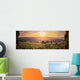 Vineyard Landscape Tuscany Italy Wall Decal Panoramic Wall Decal
