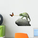 Chameleon and Butterfly Wall Decal
