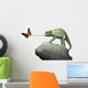 Chameleon and Butterfly Wall Decal