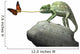 Chameleon and Butterfly Wall Decal