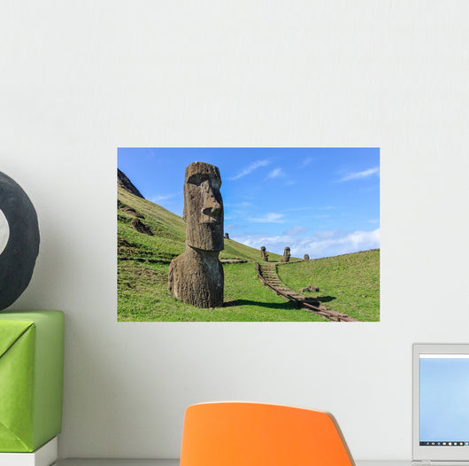 Moai Statues Easter Island Wall Decal