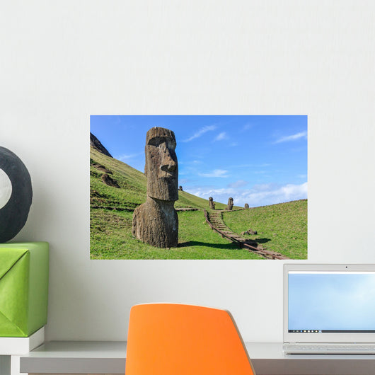 Moai Statues Easter Island Wall Decal