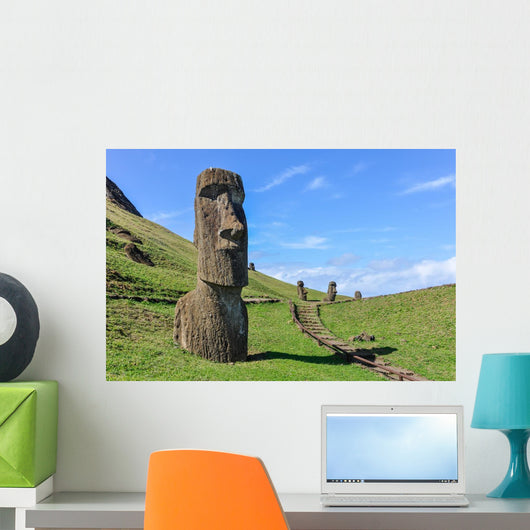 Moai Statues Easter Island Wall Decal