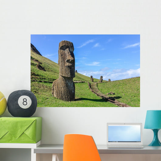 Moai Statues Easter Island Wall Decal