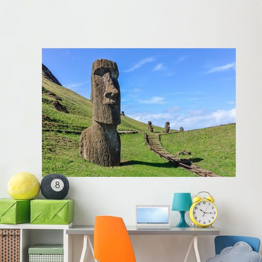 Moai Statues Easter Island Wall Decal