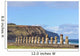 15 Moai Statues Ahu Wall Decal