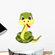 Cute Baby Snake Cartoon Wall Decal